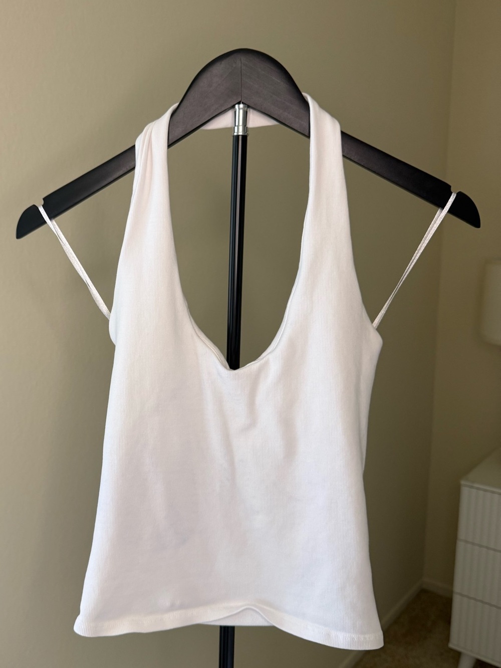 Zara Halter Tank Top Bundle White & Cream Size M